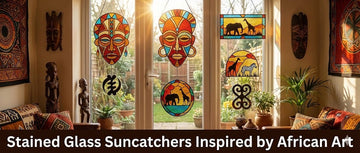 Stained Glass Suncatchers Inspired by African Art