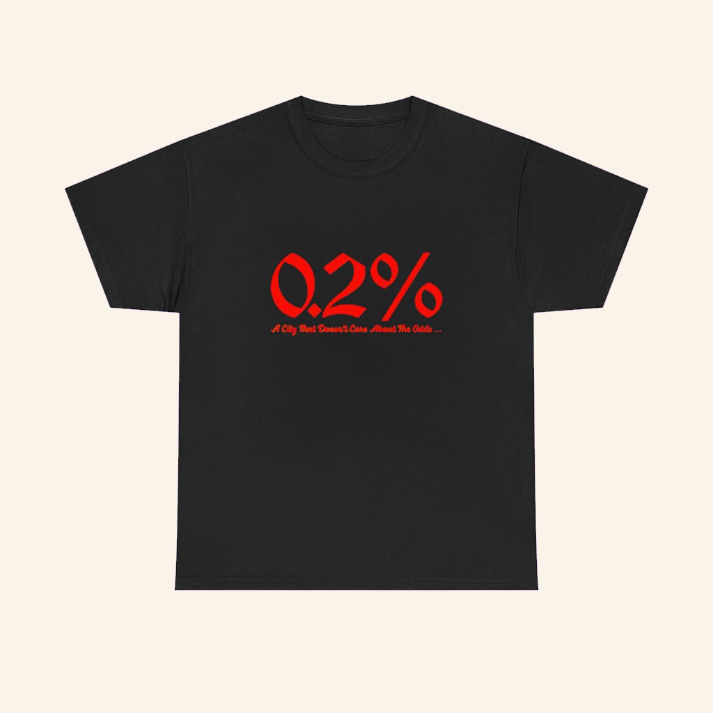 0 2 Percent A City That Doesn't Care About The Odds T-Shirt Detroit Baseball Merch Gifts - Roseregae