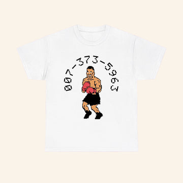 007 373 5963 Punch Out Code T-Shirt Mike Tyson's Punch Out Shirt Gifts For Video Game Lovers - Roseregae