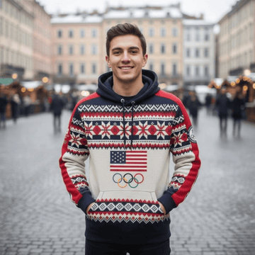 Team USA Milano Cortina 2026 Winter Olympic Games Hoodie Winter Milano Cortina 2026 Apparel - MadebyMun