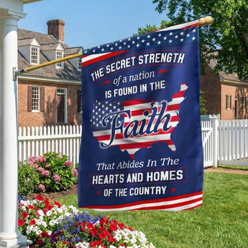 Patriotic Christ American Map Flag Found In The Faith Christian Outdoor Decor Gift