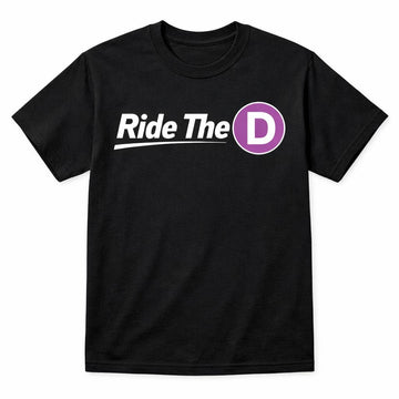 The LA Metro Ride the D Shirt Subway Transit Graphic Tee Urban Metro Commuter Streetwear