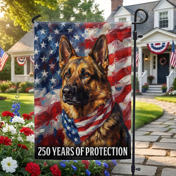 Personalized Dog 250 Years Of Protection Patriotic American Flag July 4th Flag Patriotic Decorations