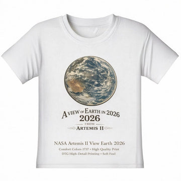 NASA Artemis II View Earth 2026 T-Shirt Artemis 2 Mission Clothes Best Gift For Astrophiles
