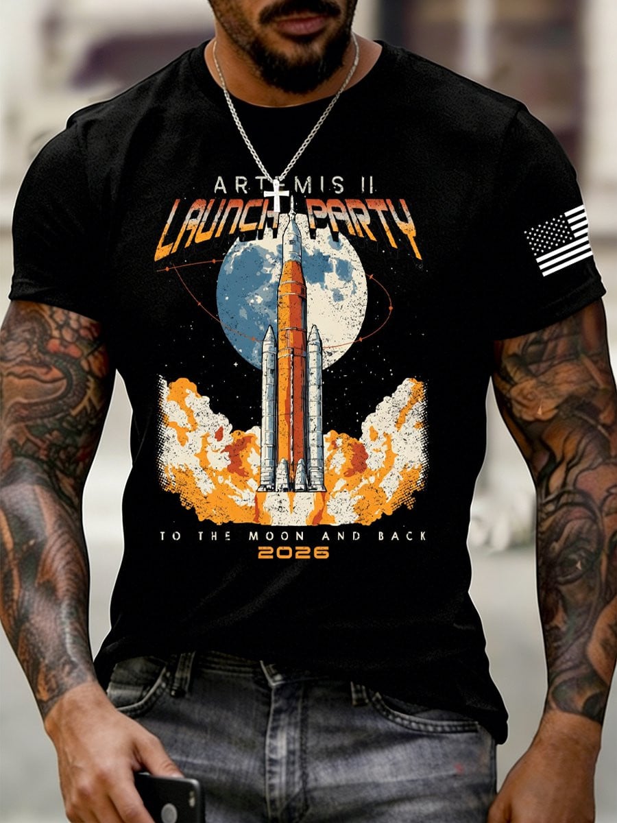 Artemis Il Back To The Moon 2026 T-Shirt NASA Artemis Logo Tee Present For Dad