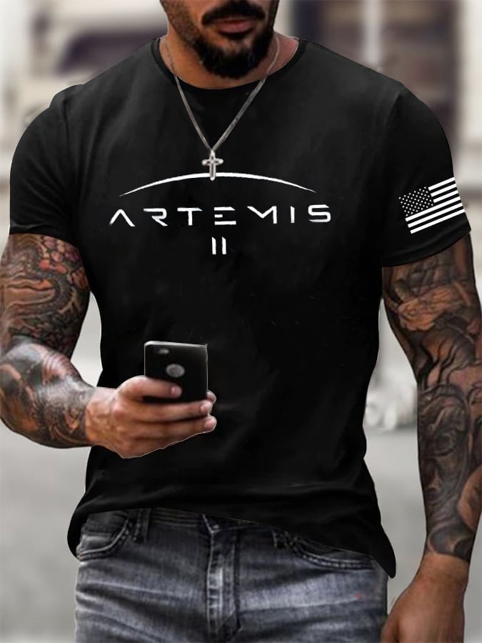 Artemis II Mission Graphic T-Shirt NASA Moon Mission 2026 Shirt Unique Gift For Husband