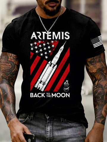 Artemis Il Back To The Moon T-Shirt NASA Moon Landing 2026 Shirt Father's Day Gift