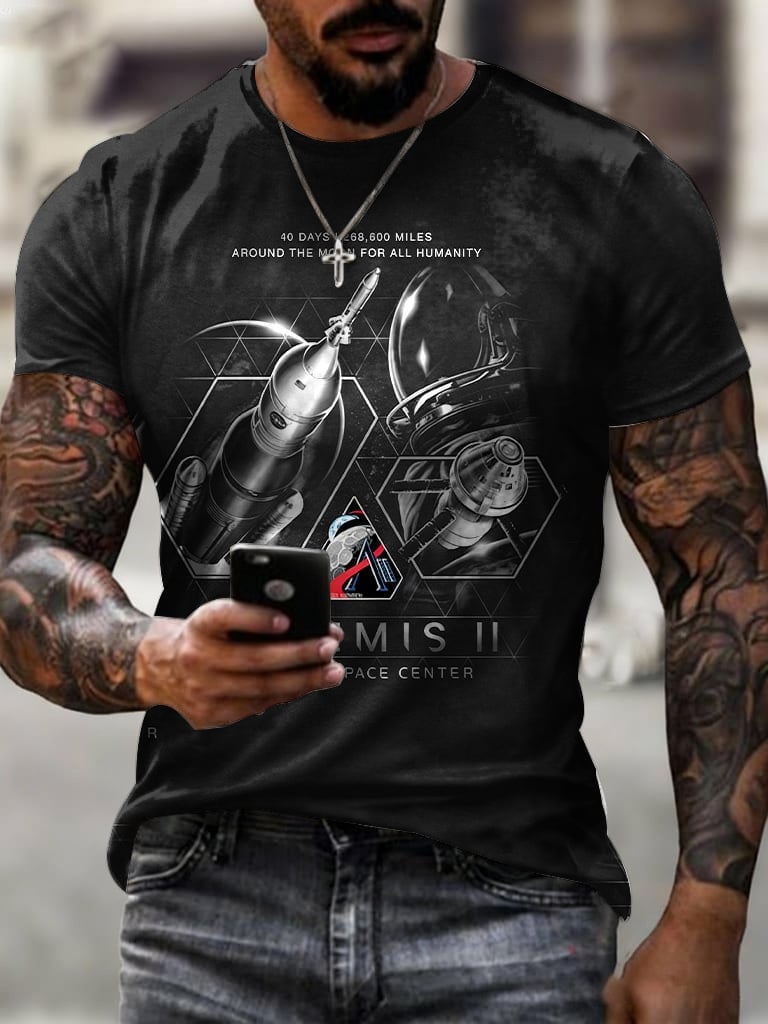 Artemis II Mission Kenedy Space Center T-Shirt NASA Moon Mission 2026 Clothing Gift For Brother