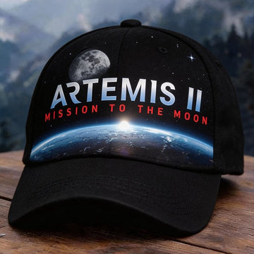 Artemis II Mission To Moon Hat NASA Moon Mission 2026 Baseball Cap Astrophile Gifts
