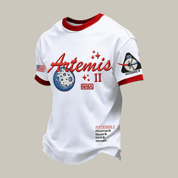 NASA Artemis 2 Mission T-Shirt Wiseman Glover Koch Hansen Clothes Gift For Galaxy Dreamer