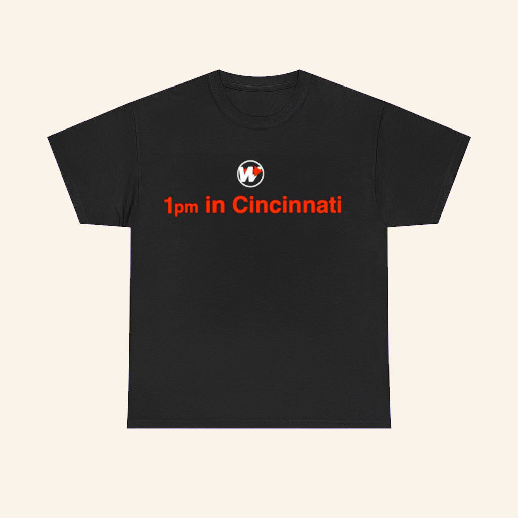 1Pm In Cincinnati Black Shirt Game Day Apparel Best Gifts For Football Lovers - Roseregae