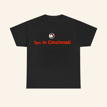 1Pm In Cincinnati Black Shirt Game Day Apparel Best Gifts For Football Lovers - Roseregae