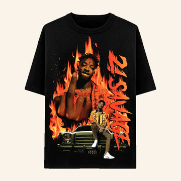 21 Savage Merch Ridin T-Shirt 21 Savage Shirt Birthday Present For Him - Roseregae