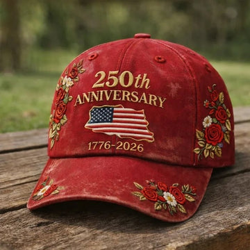 250th Anniversary Baseball Hat Patriotic 1776 2026 Apparel Gift For Him