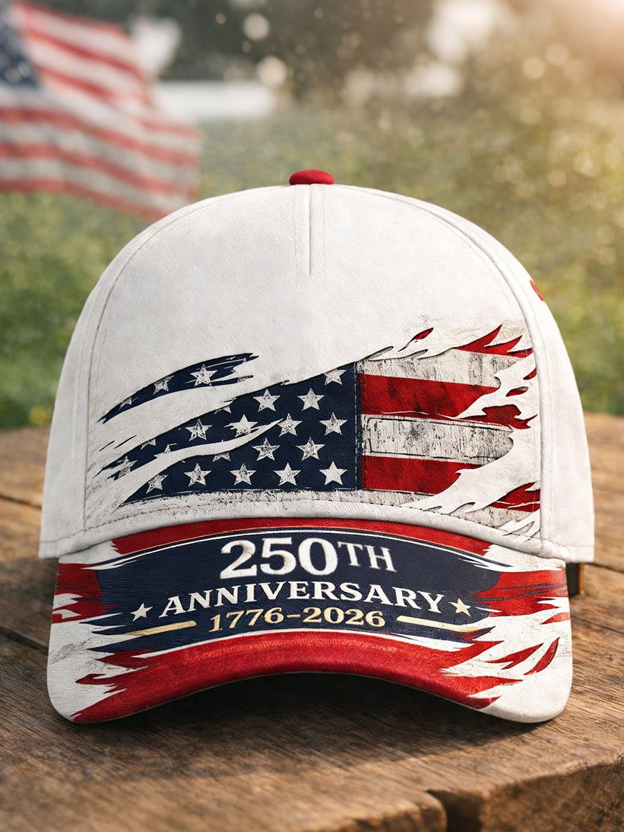 250th Anniversary Hat 1776 2026 American Flag Baseball Cap Gift Idea For Boyfriend