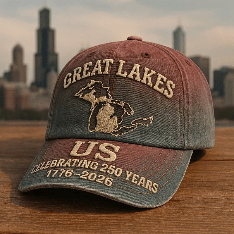 250th Anniversary Hat Great Lakes US Celebrating 1776 2026 Clothes Ideas For Man