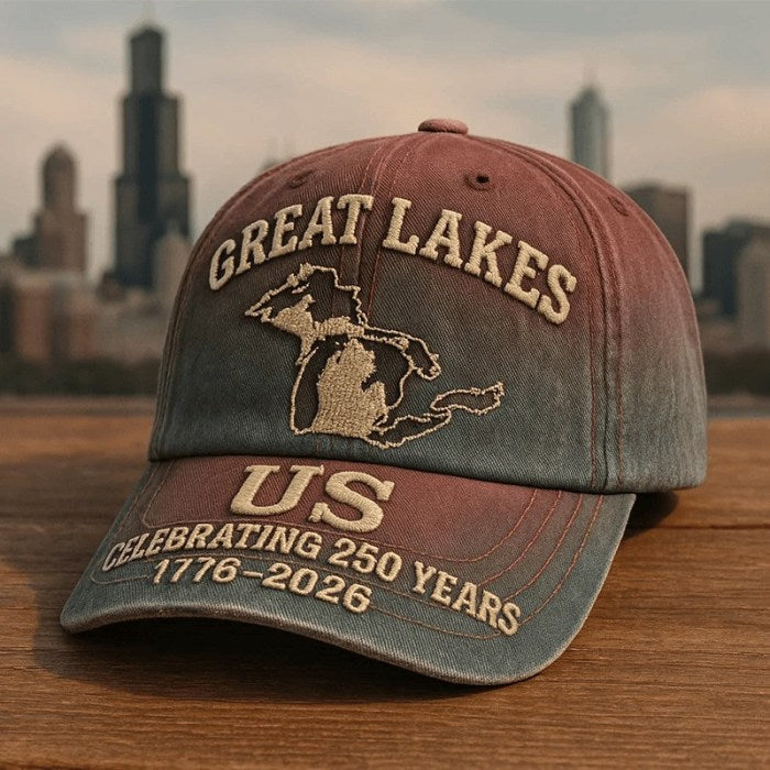 250th Anniversary Hat Great Lakes US Celebrating 1776 2026 Clothes Ideas For Man