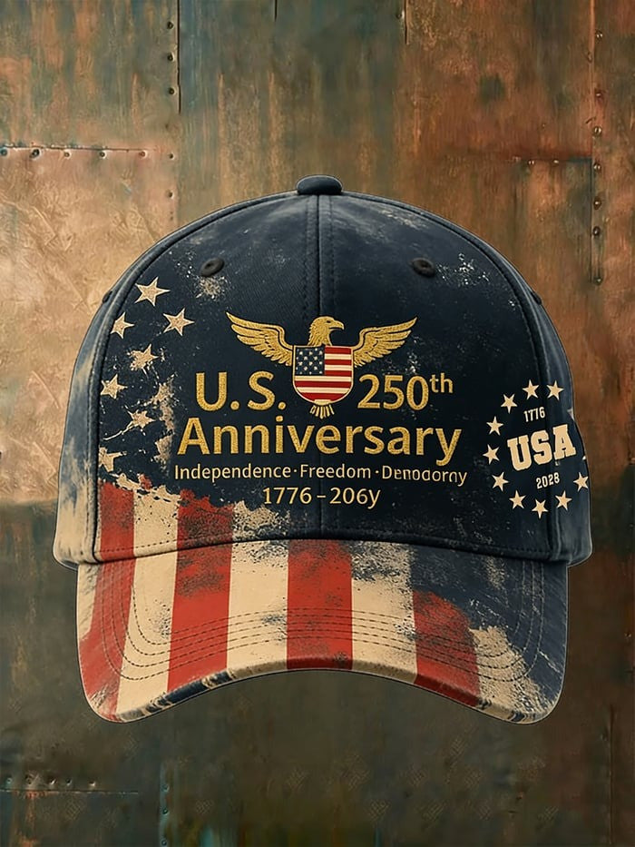250th Anniversary Of The Founding Of the United States Baseball Cap 4Th Of July Patriotic Gifts