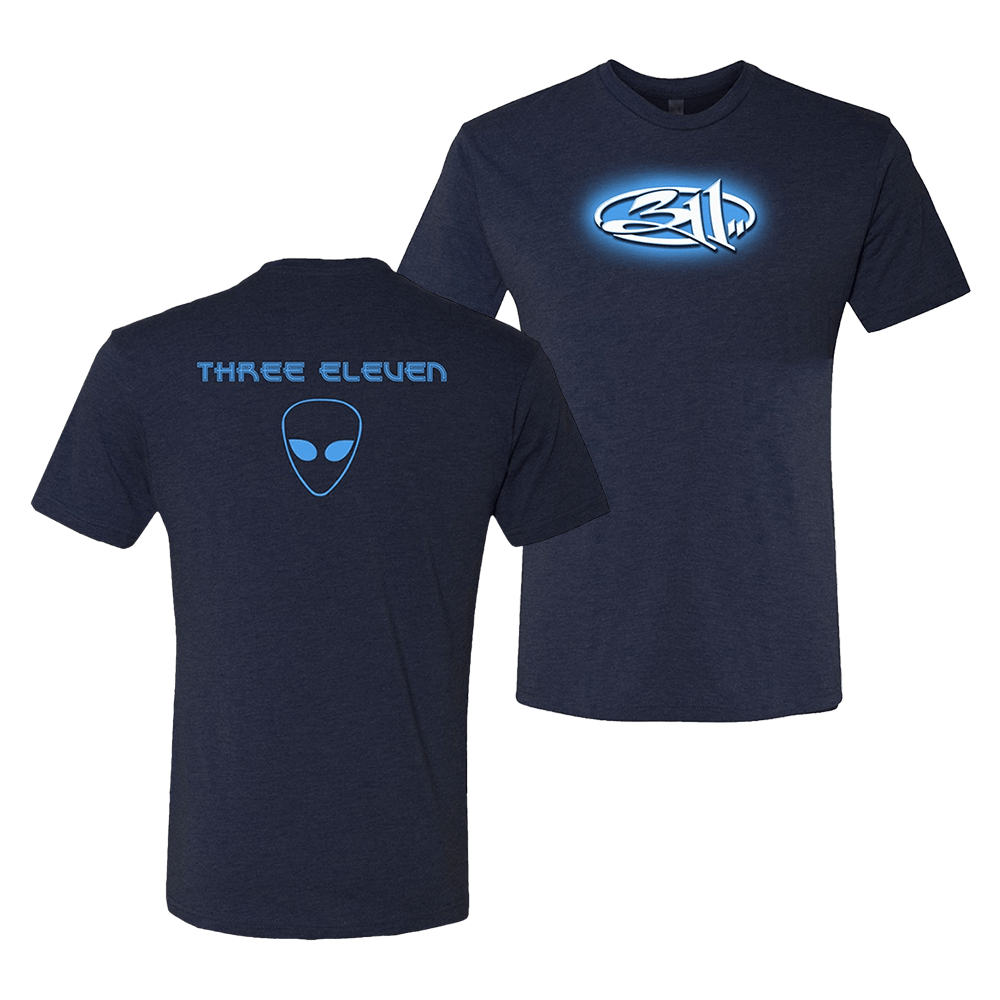 311 Merch 311 Blue Album Alien T-Shirt Gifts For Music Fans Christmas Gift for Him - Roseregae