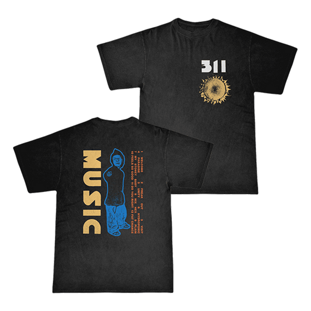 311 Merch 311 Music Anniversary Black T-Shirt Gifts For Band Fans Gift Idea for Boyfriend - Roseregae