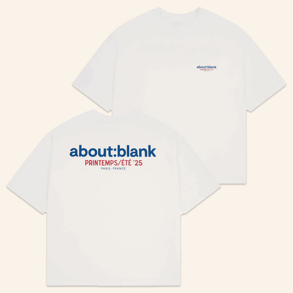 About Blank Merch Paris Box White T-Shirt Gifts For Dudes - Roseregae