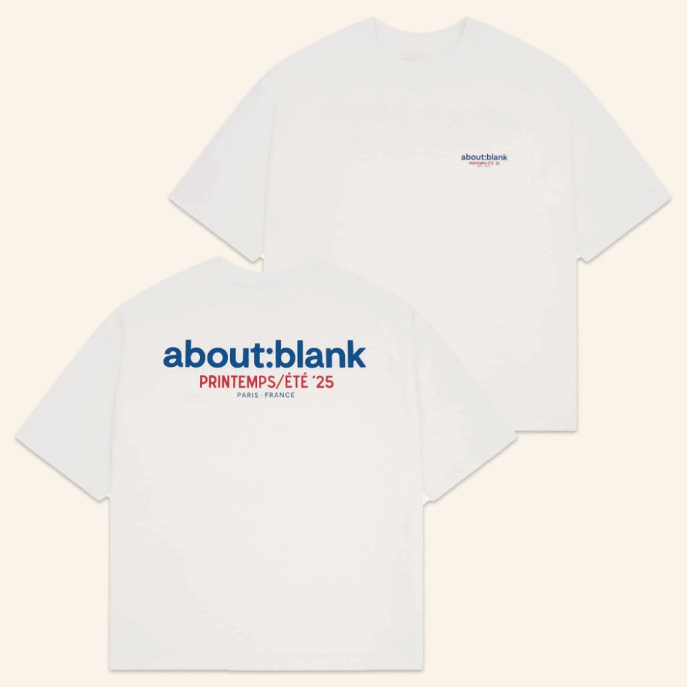 About Blank Merch Paris Box White T-Shirt Gifts For Dudes - Roseregae