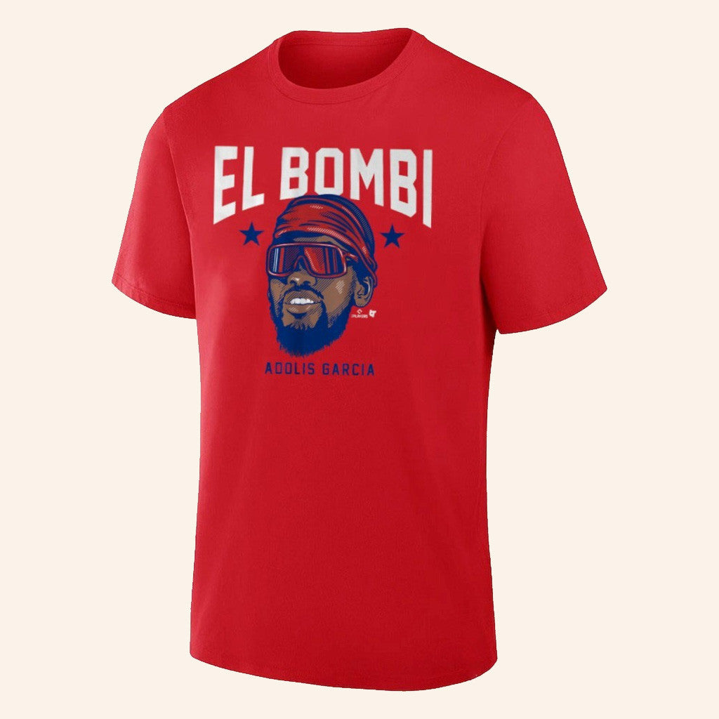 Adolis Garcia El Bombi Swag Head T-Shirt Philadelphia Baseball Merch Gifts For Fans - Roseregae