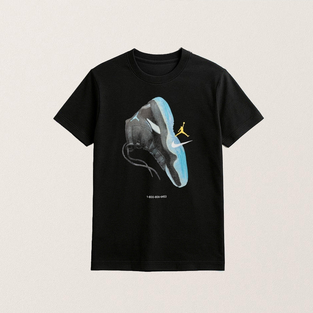 Air Jordan 11 Gamma Blue Shirt Graphic T-Shirt Gifts Ideas For Boyfriend - Roseregae