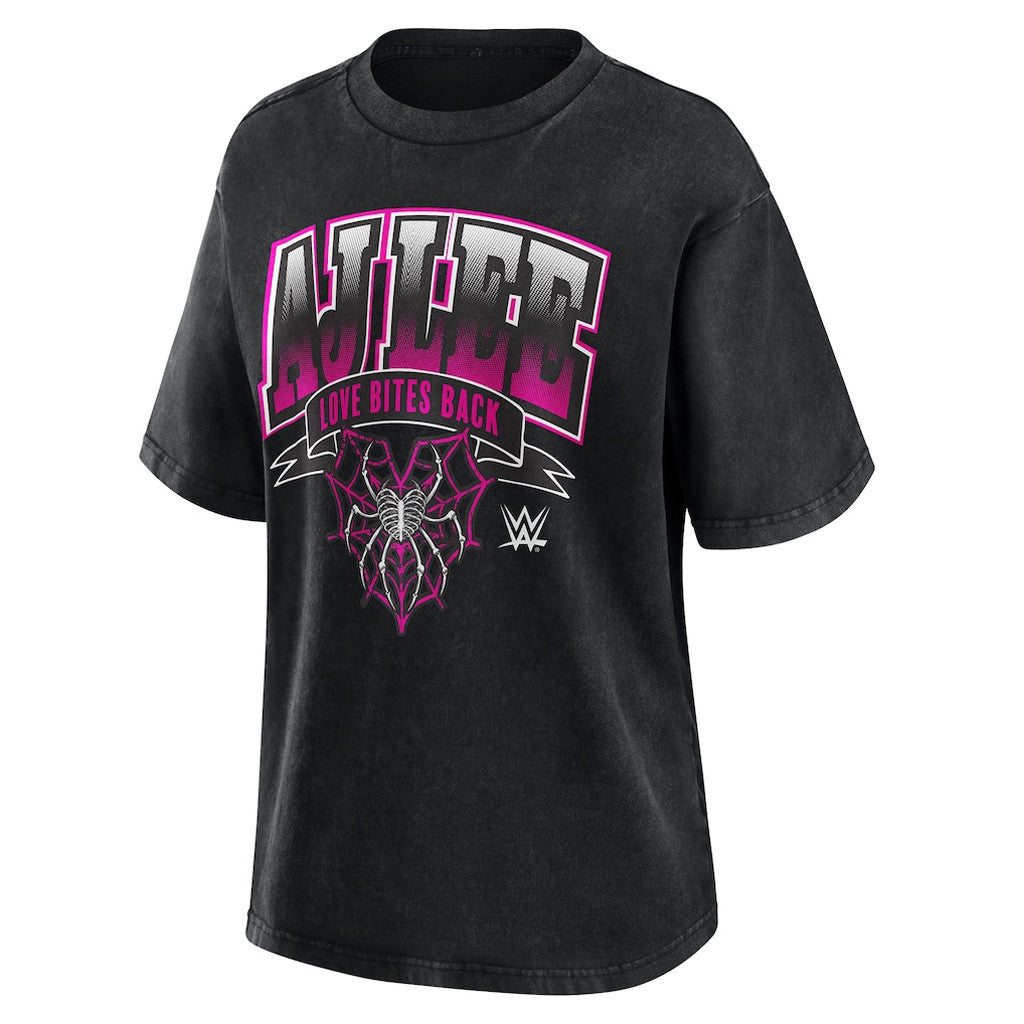 AJ Lee Merch AJ Lee Love Bites Back WEAR By Erin Andrews T-Shirt Gifts For WWE Fans - Roseregae
