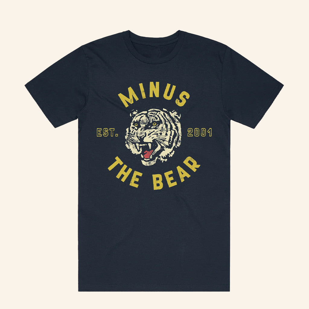 Ambient Inks Merch Minus The Bear Tiger T-Shirt Minus The Bear Merch Gifts For Music Fans - Roseregae