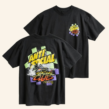 Anti Social Social Club Merch Artic Snowmobile T-Shirt Racing Shirt Gifts For Son - Roseregae