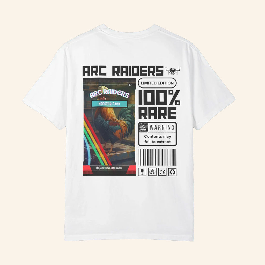 ARC Raiders Merch Rooster With Cowboy Hat 100 Rare White T-Shirt Gifts For Gamers - Roseregae