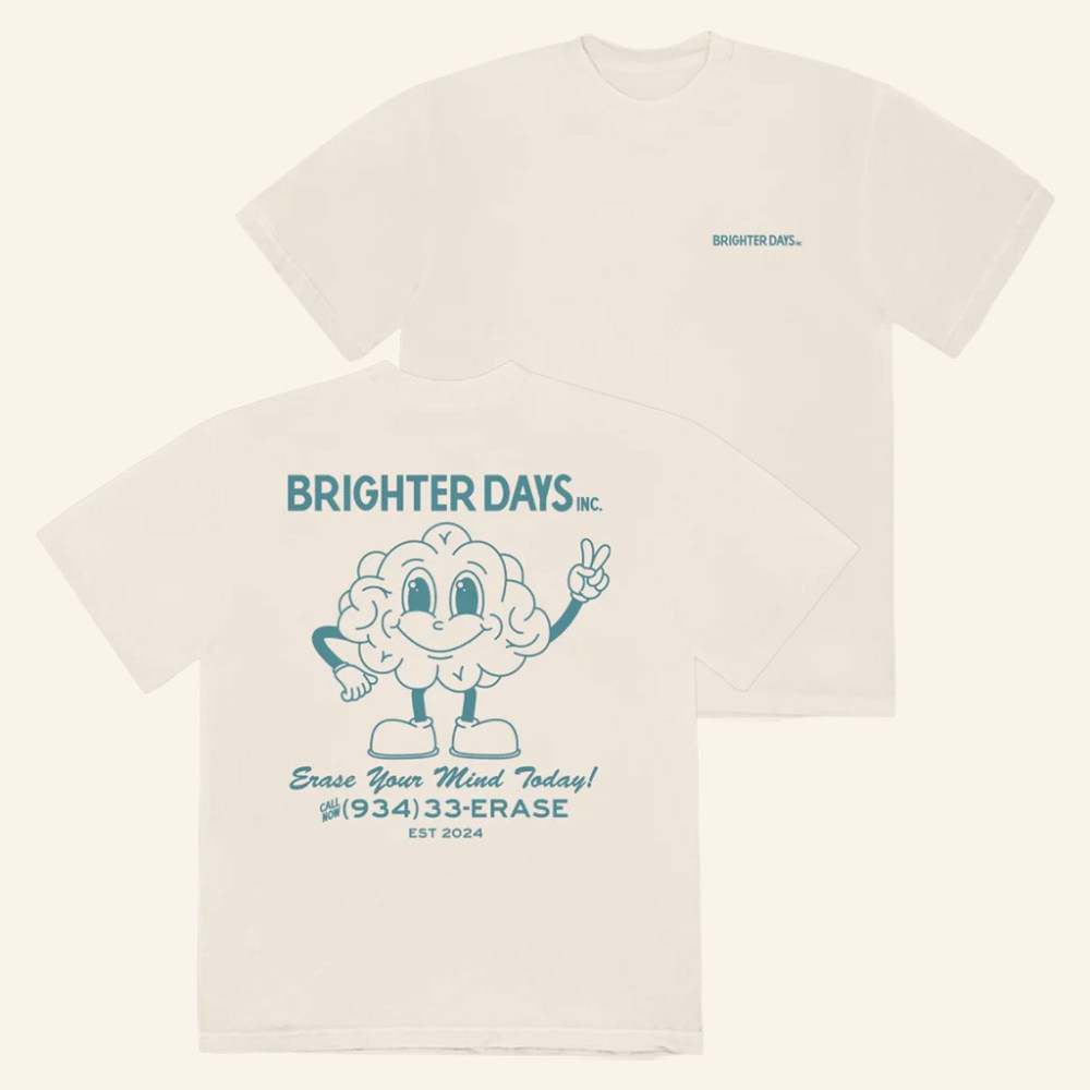Ariana Grande Merch Brighter Day Hotline T-Shirt Erase Your Mind Today Shirt Gifts For Fans - Roseregae