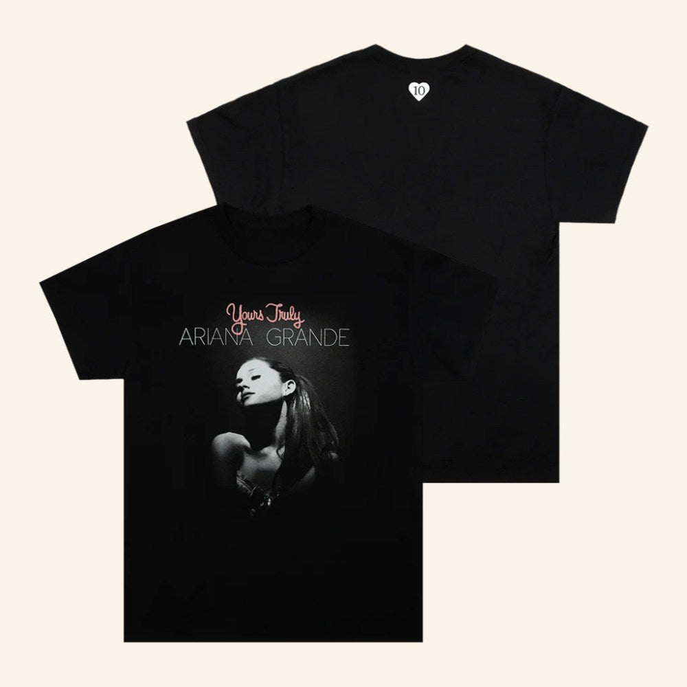 Ariana Grande Merch Yours Truly 10Th Anniversary T-Shirt Presents For Music Lovers - Roseregae