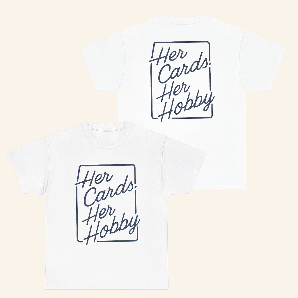 Ashley Her Cards Her Hobby White T-Shirt Birthday Gifts Ideas For Sisters - Roseregae