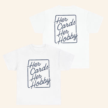 Ashley Her Cards Her Hobby White T-Shirt Birthday Gifts Ideas For Sisters - Roseregae