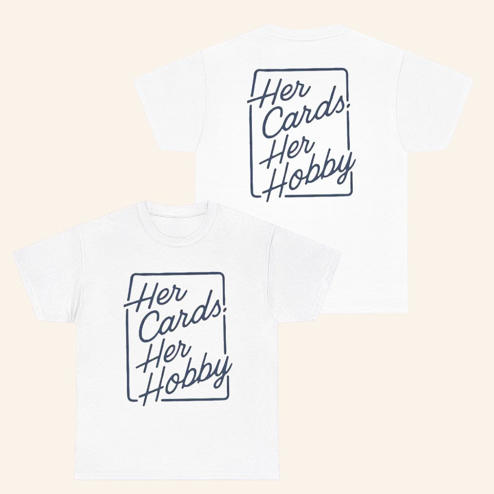 Ashley Her Cards Her Hobby White T-Shirt Birthday Gifts Ideas For Sisters - Roseregae