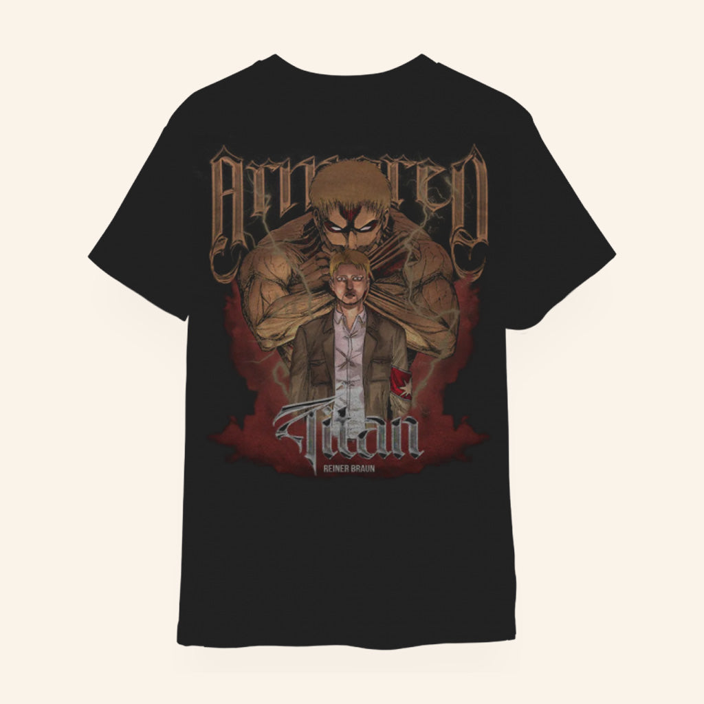 Attack On Titan Merch Armored Titan T-Shirt Presents For Anime Lovers - Roseregae