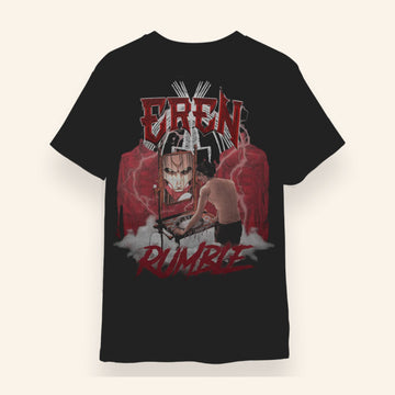 Attack On Titan Merch Eren Rumble T-Shirt Gift Ideas For Anime Lovers - Roseregae