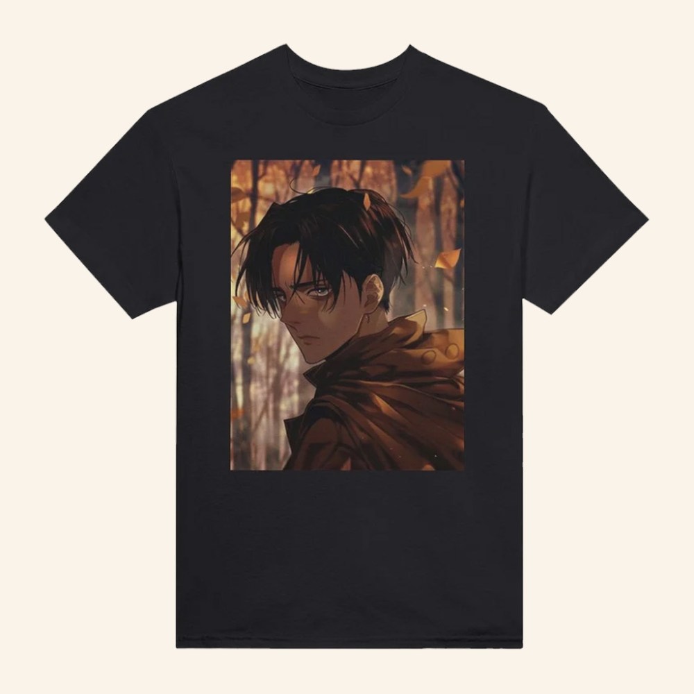 Attack On Titan Merch Levi Ackerman T-Shirt Best Gift For An Anime Lover - Roseregae