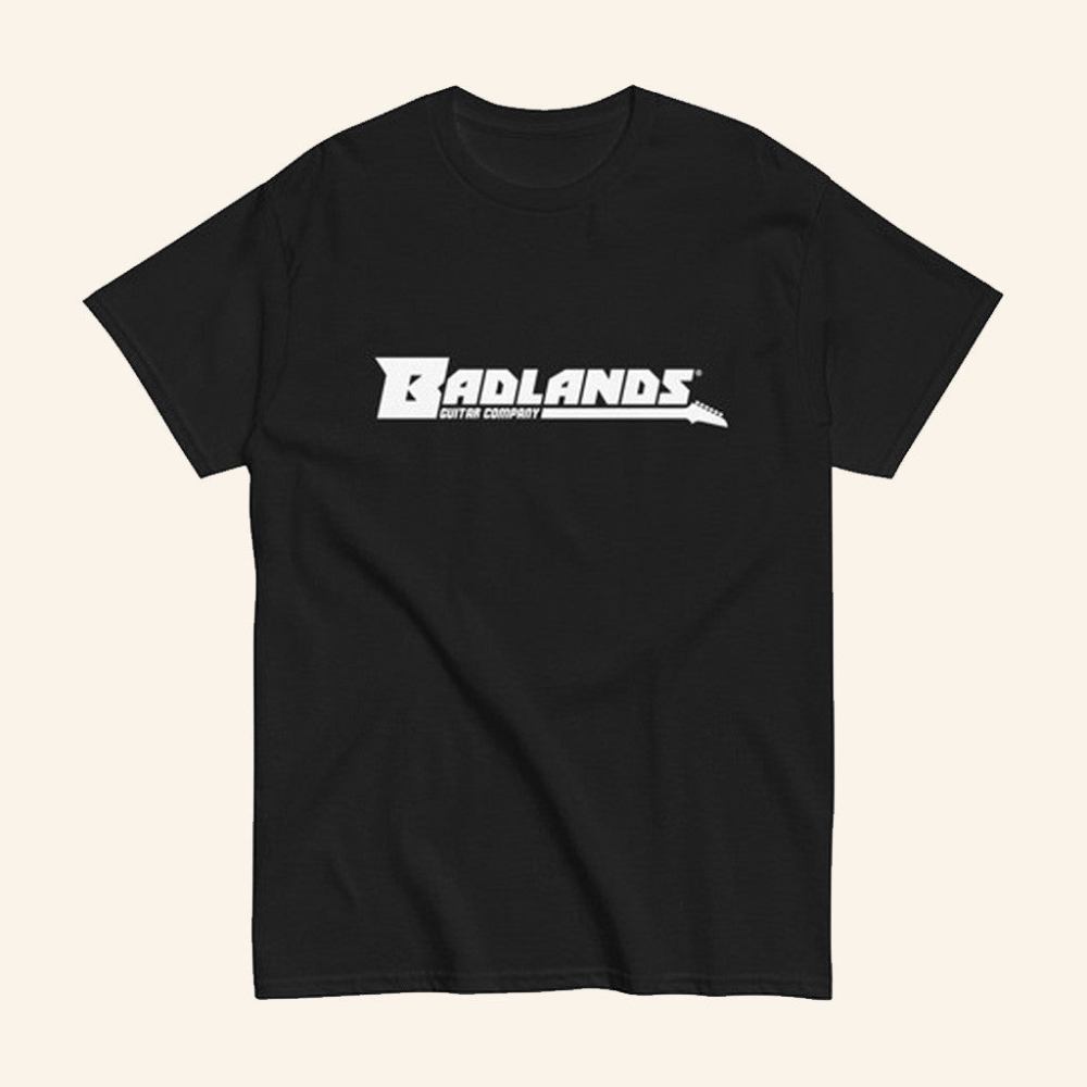 Badlands Guitar Company Merch Badlands Logo T-Shirt Gifts For Him - Roseregae