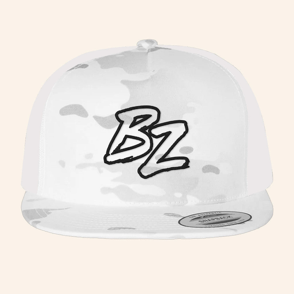 Bailey Zimmerman Merch Tour 2025 BZ White Camo Hat Snapback Best Gifts For Husband - Rose Regae