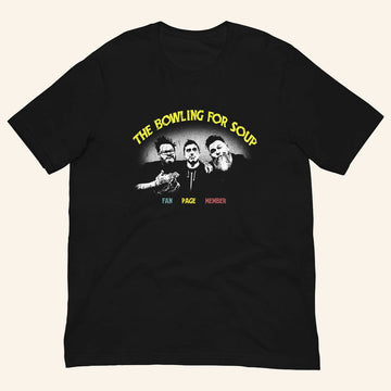 Bandwear Merch Bowling For Soup Three Stooges 2025 Fan Page T-Shirt Gifts For Besties - Roseregae