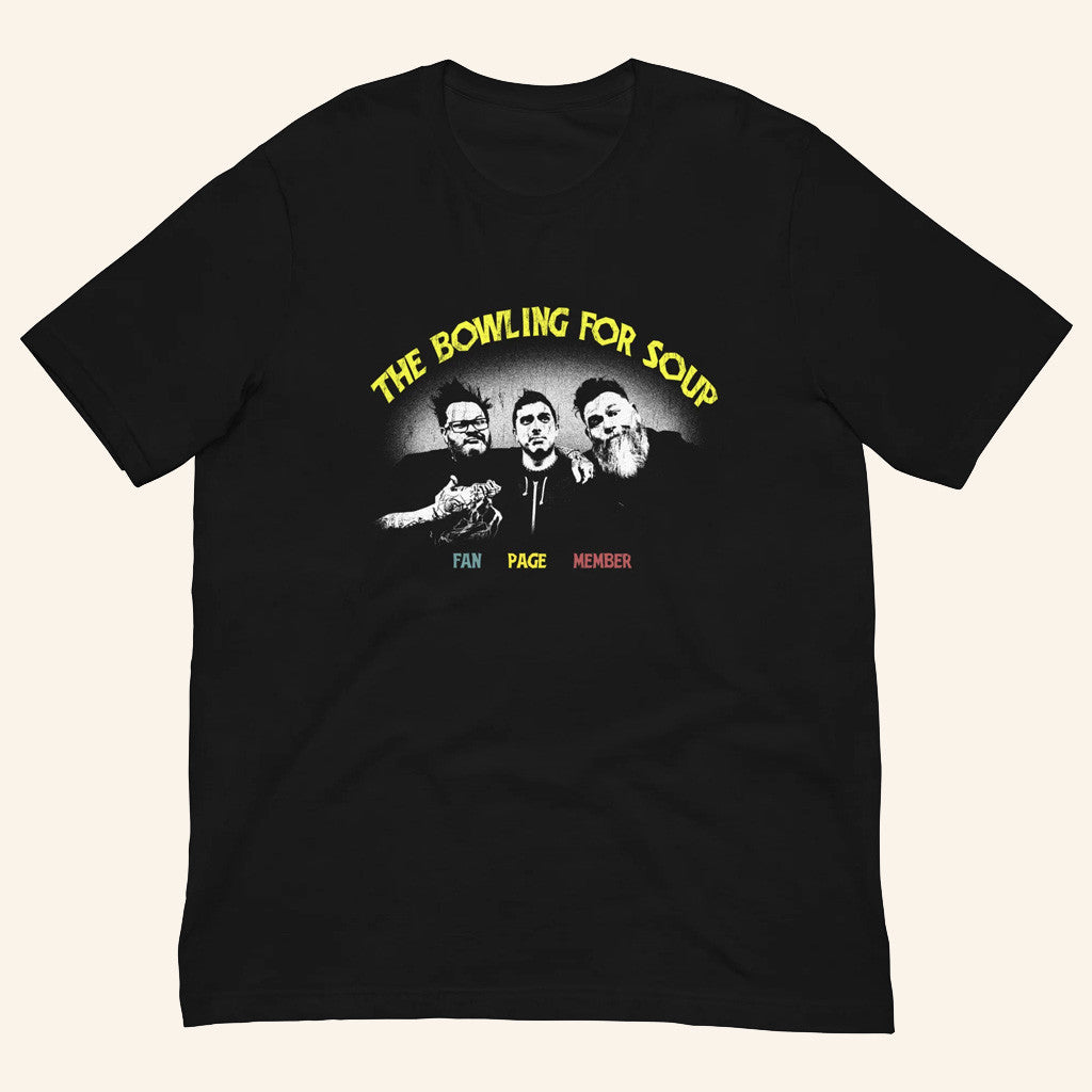 Bandwear Merch Bowling For Soup Three Stooges 2025 Fan Page T-Shirt Gifts For Besties - Roseregae