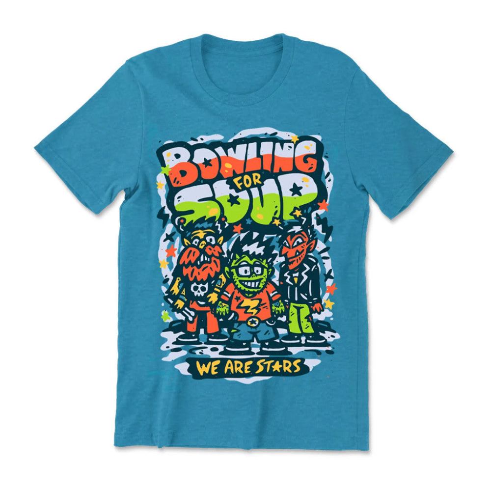 Bandwear Merch Bowling For Soup We Are Stars T-Shirt Gifts For Besties - Roseregae