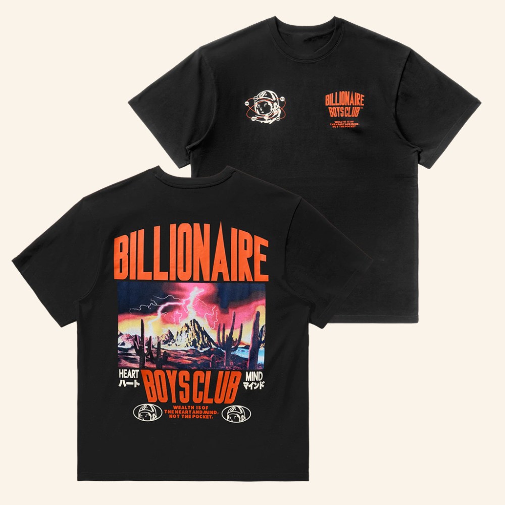 BBC ICECREAM Merch Billionaire Boys Club Thunder T-Shirt Gifts For Best Friends - Roseregae