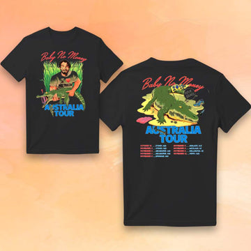 BBNO Merch Baby No Money Australia Tour 2025 T-Shirt Gifts For Music Lovers - Roseregae