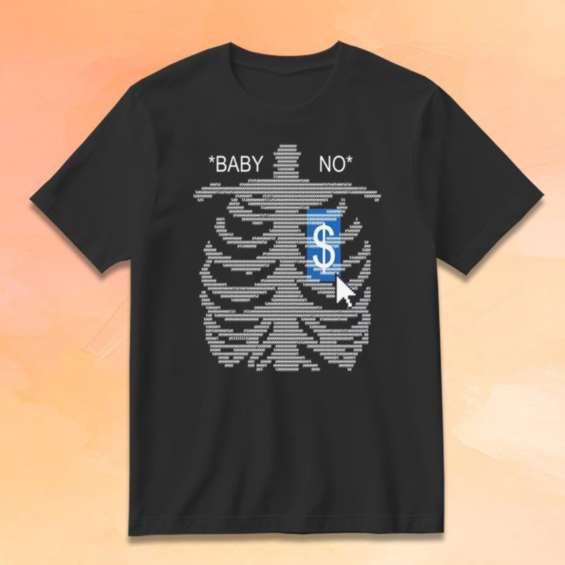 BBNO Merch Rib Cage T-Shirt Unique Gift For Boyfriend Birthday - Roseregae