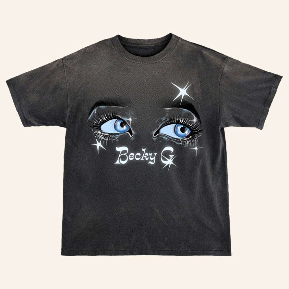 Becky G Merch Becky G Eyes T-Shirt Unique Gifts For Music Lovers - Roseregae