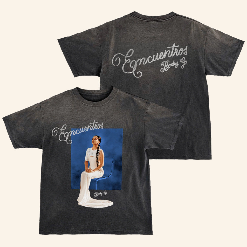 Becky G Merch Encuentros Vintage T-Shirt Best Gifts For Music Lovers - Roseregae